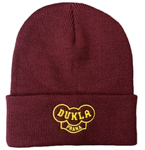 Burgundy beanie