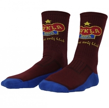 Socks Dukla Prague - Burgundy-blue